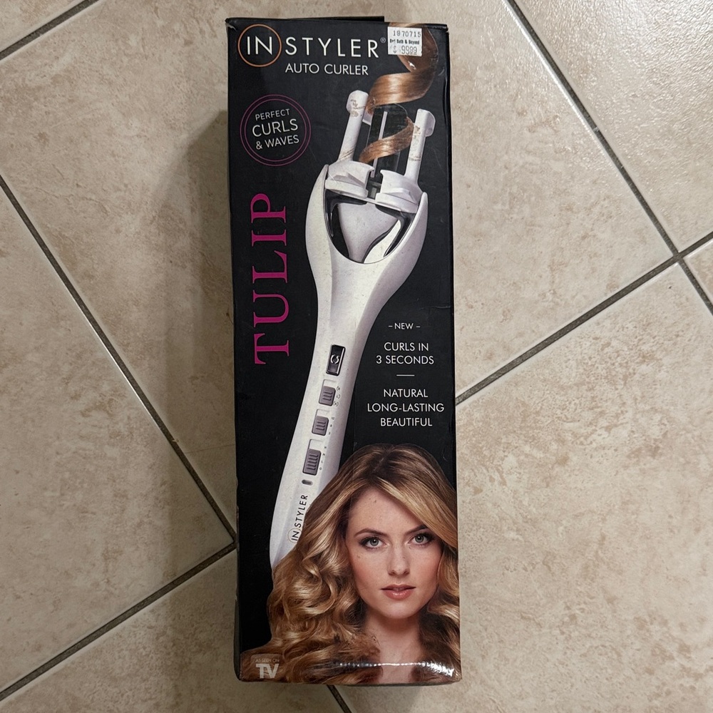 InStyler Tulip Auto Curler - White